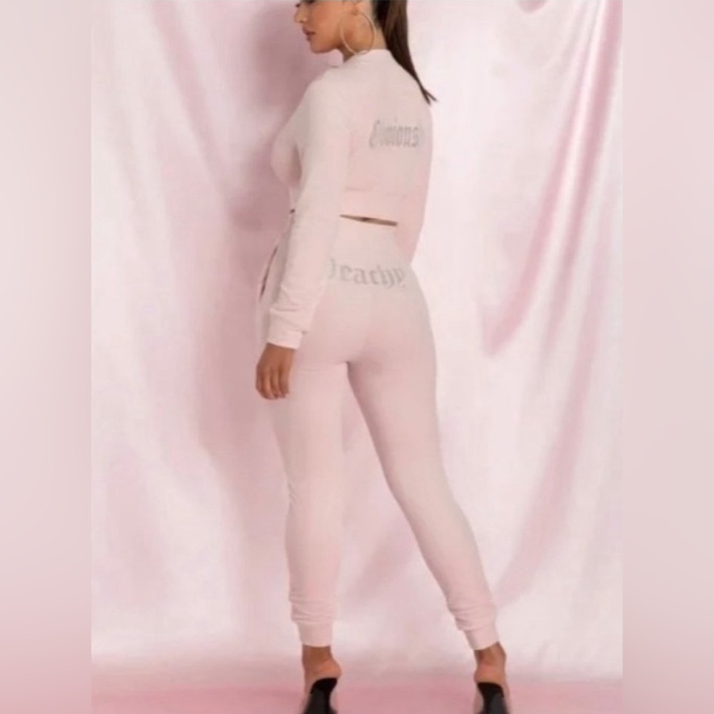 Meshki Pink 2000’s Track Suit
